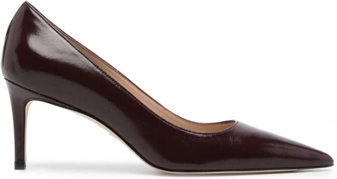 Stuart Weitzman Pumps met puntige neus Paars