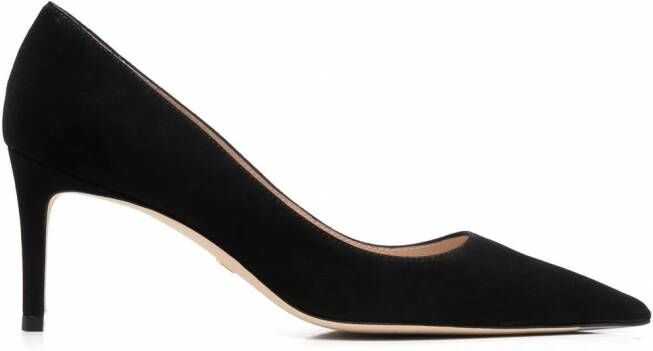 Stuart Weitzman Pumps met puntige neus Zwart