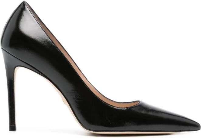 Stuart Weitzman Pumps met puntige neus Zwart