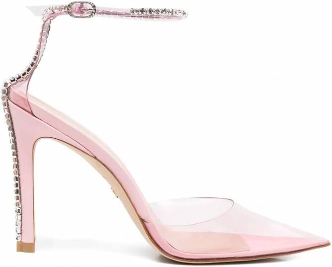 Stuart Weitzman Pumps verfraaid met kristal Roze