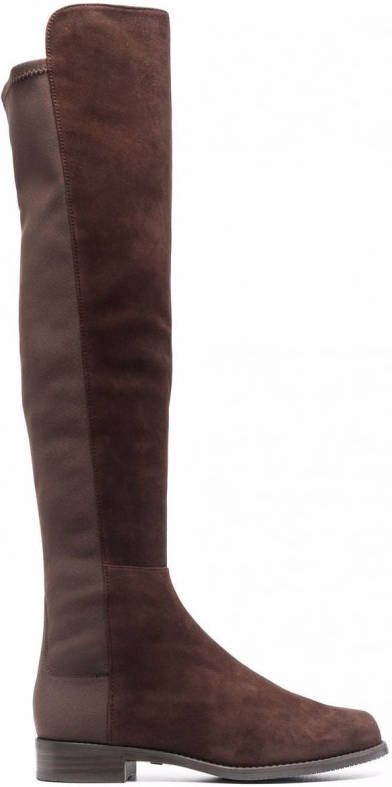 Stuart Weitzman Reserve knielaarzen Bruin