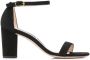 Stuart Weitzman Sandalen met blokhak Zwart - Thumbnail 1
