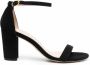 Stuart Weitzman Sandalen met blokhak Zwart - Thumbnail 1