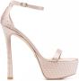 Stuart Weitzman Sandalen met plateauzool Roze - Thumbnail 1