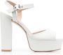 Stuart Weitzman Sandalen met plateauzool Wit - Thumbnail 1