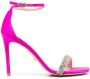 Stuart Weitzman Sandalen verfraaid met kristallen Roze - Thumbnail 1