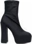 Stuart Weitzman Skyhigh laarzen met plateauzool Zwart - Thumbnail 1