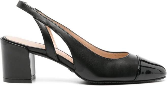 Stuart Weitzman Sleek leren pumps Zwart