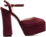 Stuart Weitzman Pumps met plateauzool Rood - Thumbnail 1