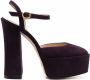 Stuart Weitzman Pumps met plateauzool Paars - Thumbnail 1