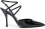 Stuart Weitzman Strapeze leren pumps Zwart - Thumbnail 1