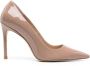 Stuart Weitzman Stuart leren pumps 100 mm Beige - Thumbnail 1