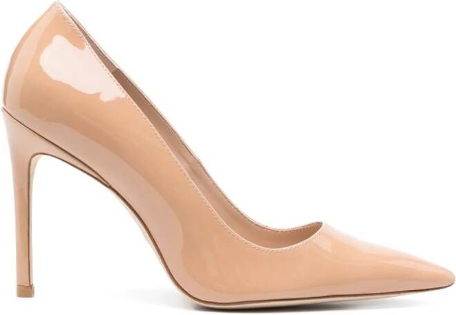 Stuart Weitzman Stuart leren pumps Beige