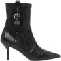 Stuart Weitzman Stuart leren enkellaarzen Zwart - Thumbnail 1