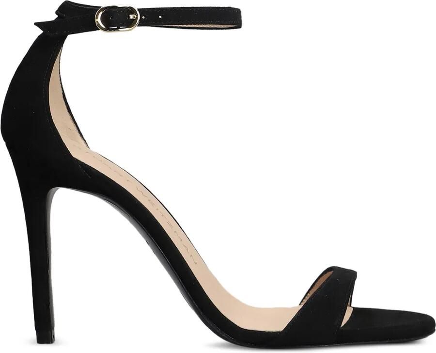 Stuart Weitzman 100 mm Nudist sandalen Zwart