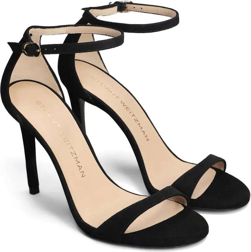 Stuart Weitzman 100 mm Nudist sandalen Zwart - Foto 2