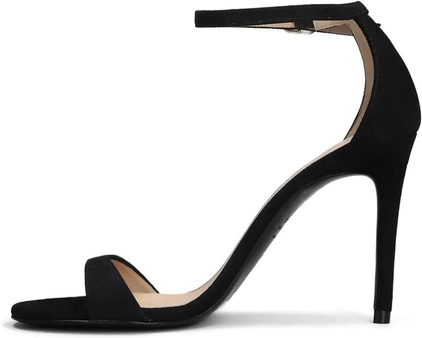Stuart Weitzman 100 mm Nudist sandalen Zwart - Foto 5