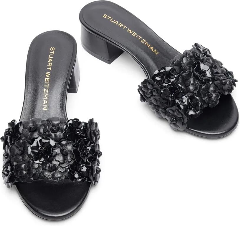 Stuart Weitzman 35 mm Meadow sandalen Zwart - Foto 3