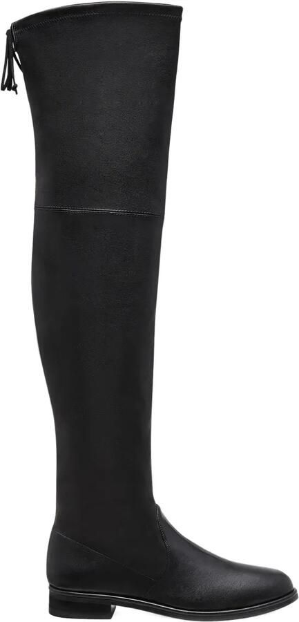 Stuart Weitzman 40 mm Lowland overknee laarzen met amandelvormige neus Zwart