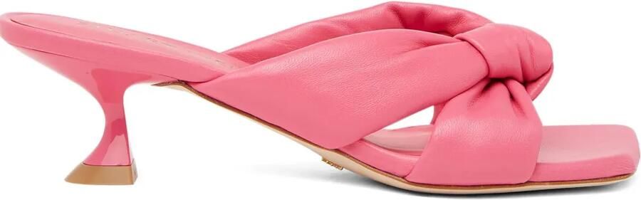 Stuart Weitz 50 mm Playa sandalen met geknoopte details Roze