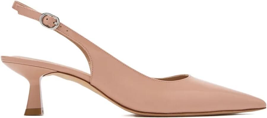 Stuart Weitzman 50 mm Vinnie slingback pumps Beige