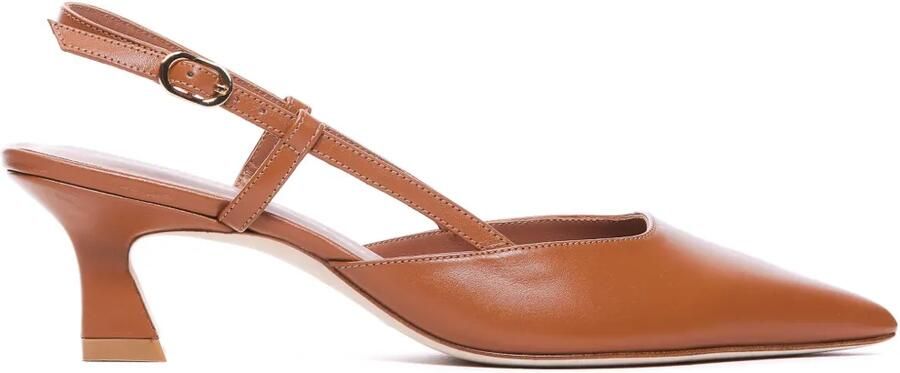 Stuart Weitzman 50 mm Vinnie slingback pumps Bruin