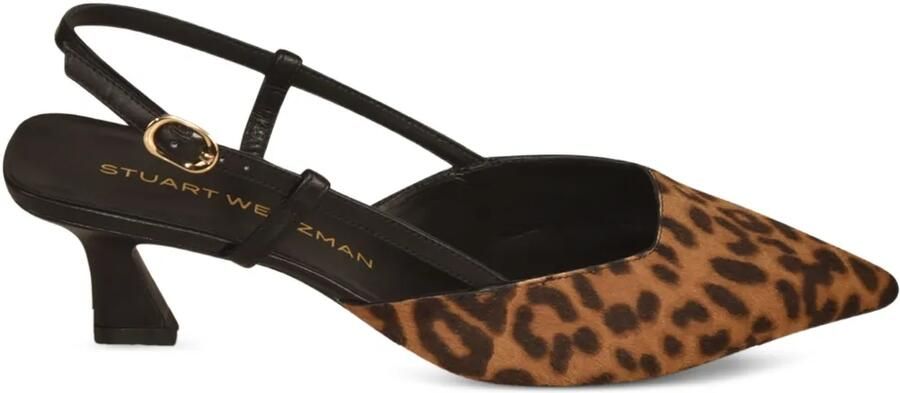 Stuart Weitzman 50 mm Vinnie slingback pumps Bruin