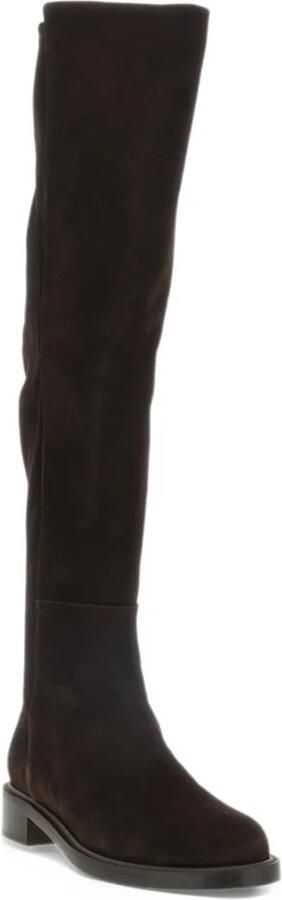 Stuart Weitzman 5050 Gisele suede over-the-knee boots Bruin - Foto 2
