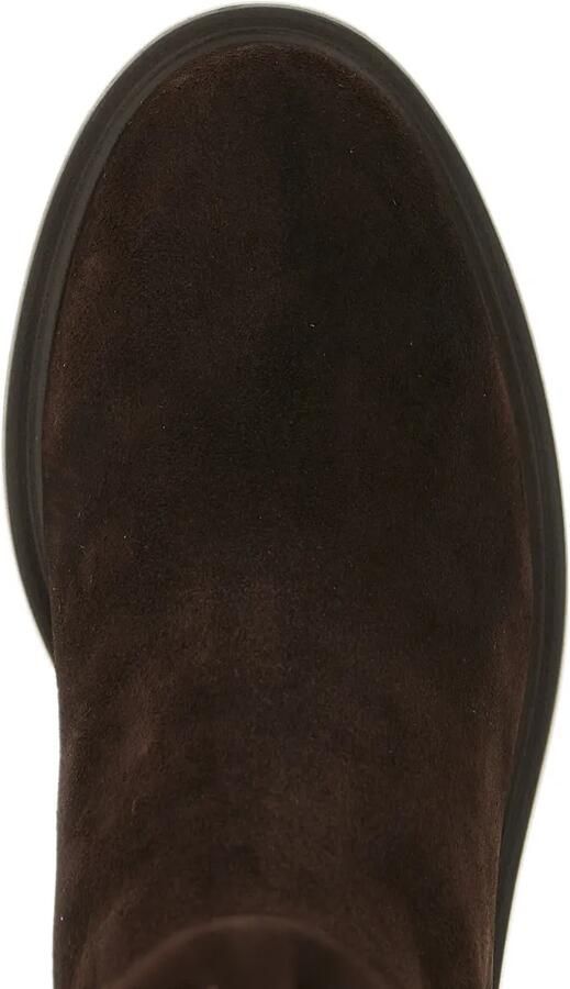 Stuart Weitzman 5050 Gisele suede over-the-knee boots Bruin - Foto 4