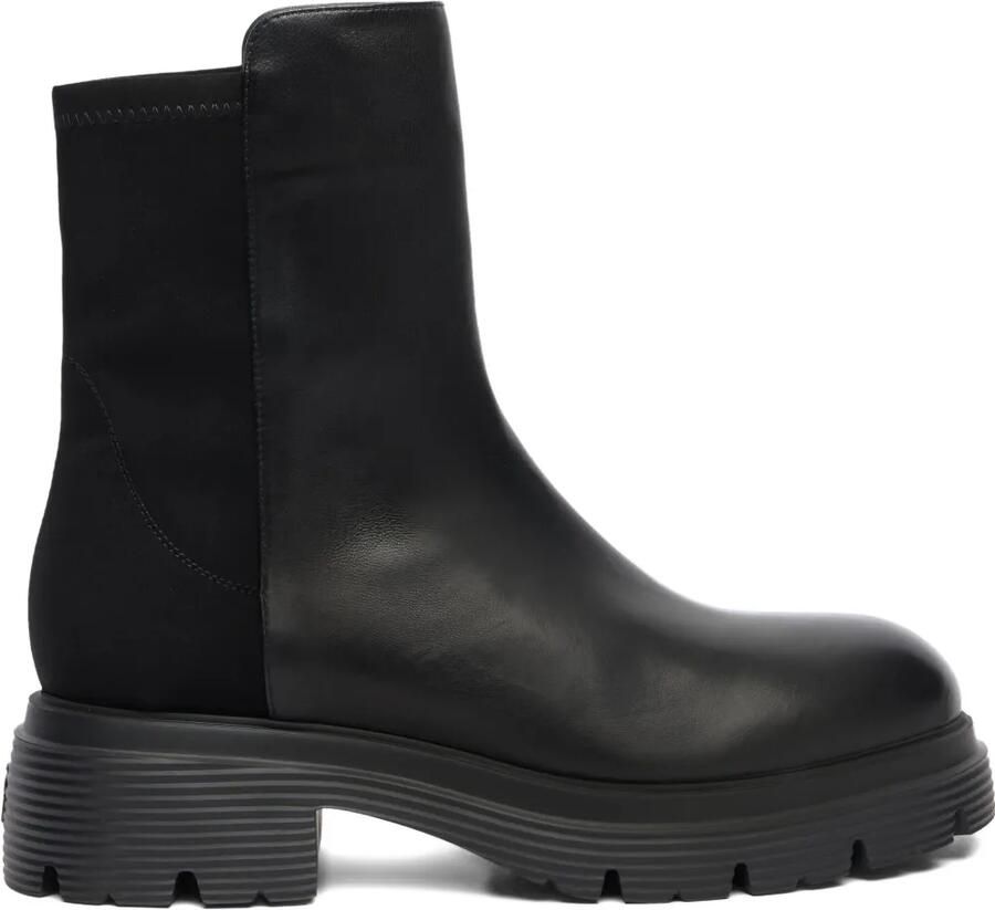 Stuart Weitzman 5050 Hudson Lite enkellaarzen Zwart