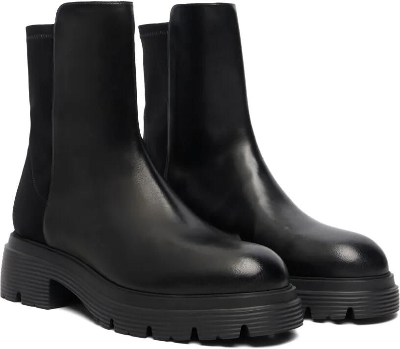 Stuart Weitzman 5050 Hudson Lite enkellaarzen Zwart - Foto 4