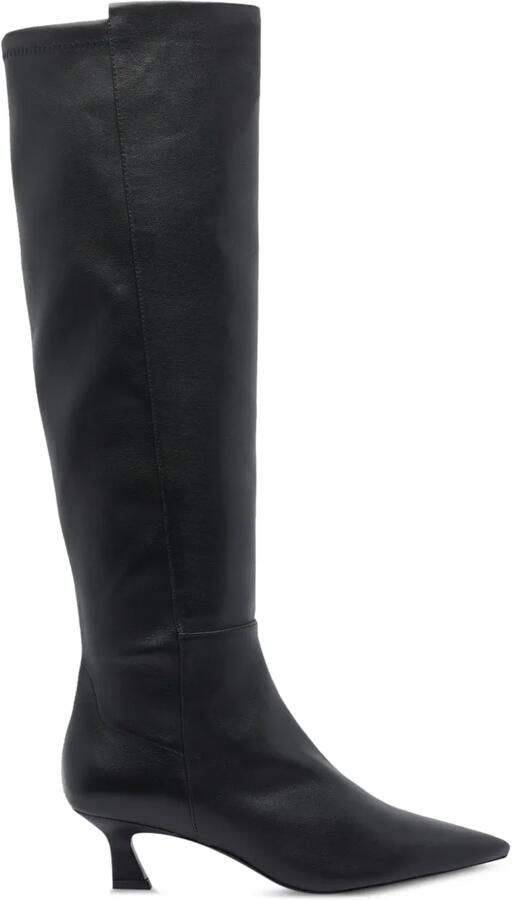 Stuart Weitzman 5050 Vinnie Boot 50 laarzen met puntige neus Zwart