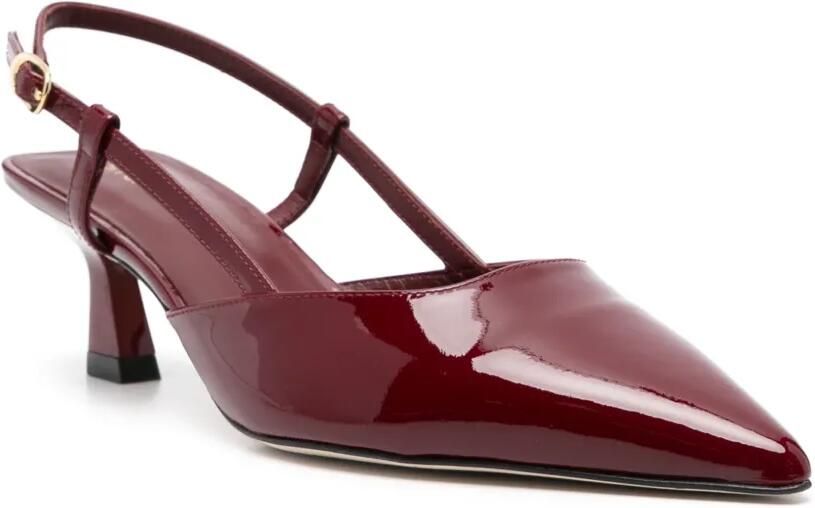 Stuart Weitzman 60 mm Vinnie pumps Rood - Foto 4
