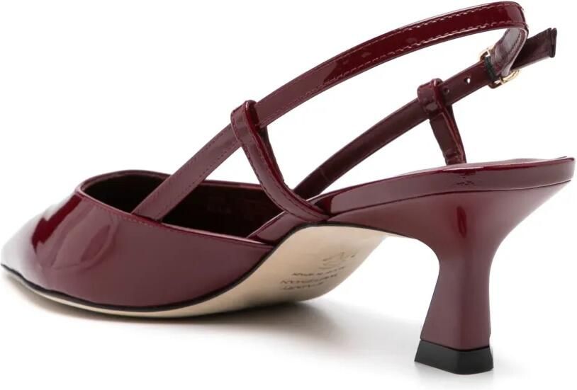 Stuart Weitzman 60 mm Vinnie pumps Rood - Foto 3