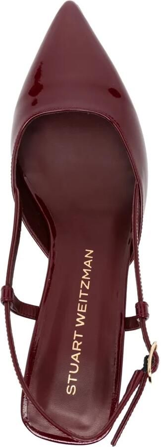 Stuart Weitzman 60 mm Vinnie pumps Rood - Foto 5
