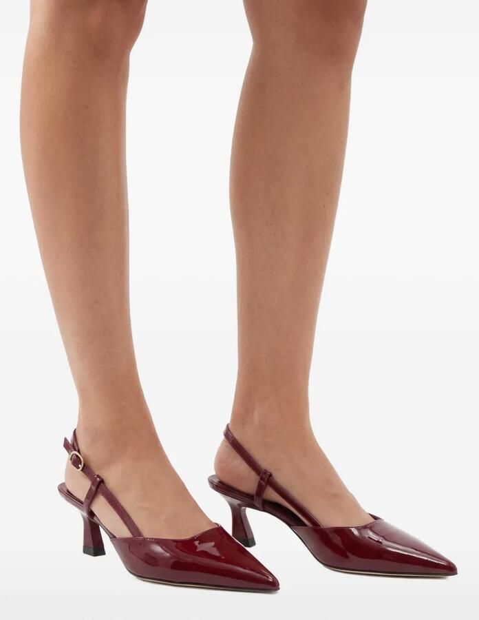 Stuart Weitzman 60 mm Vinnie pumps Rood - Foto 2