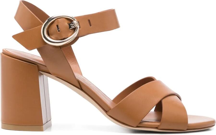 Stuart Weitzman 70 mm Benni sandalen Bruin