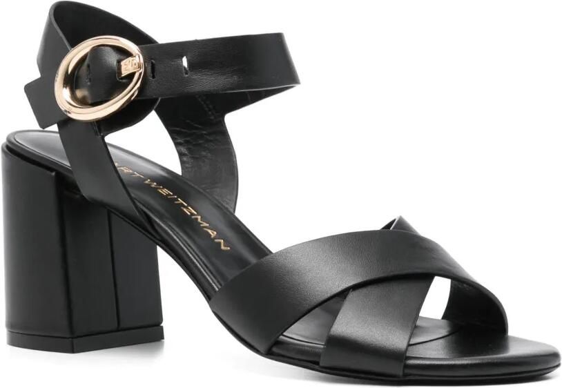 Stuart Weitzman 70 mm Benni sandalen Zwart - Foto 3