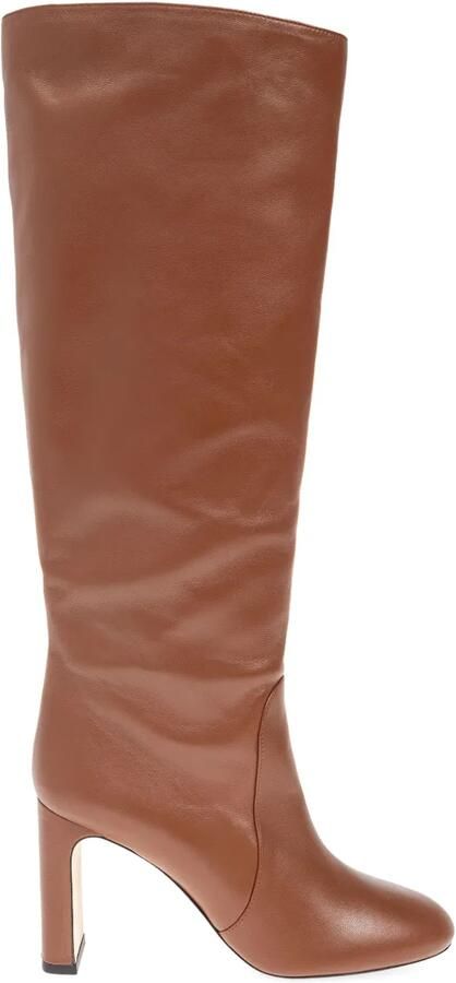 Stuart Weitzman 90mm leren laarzen Bruin