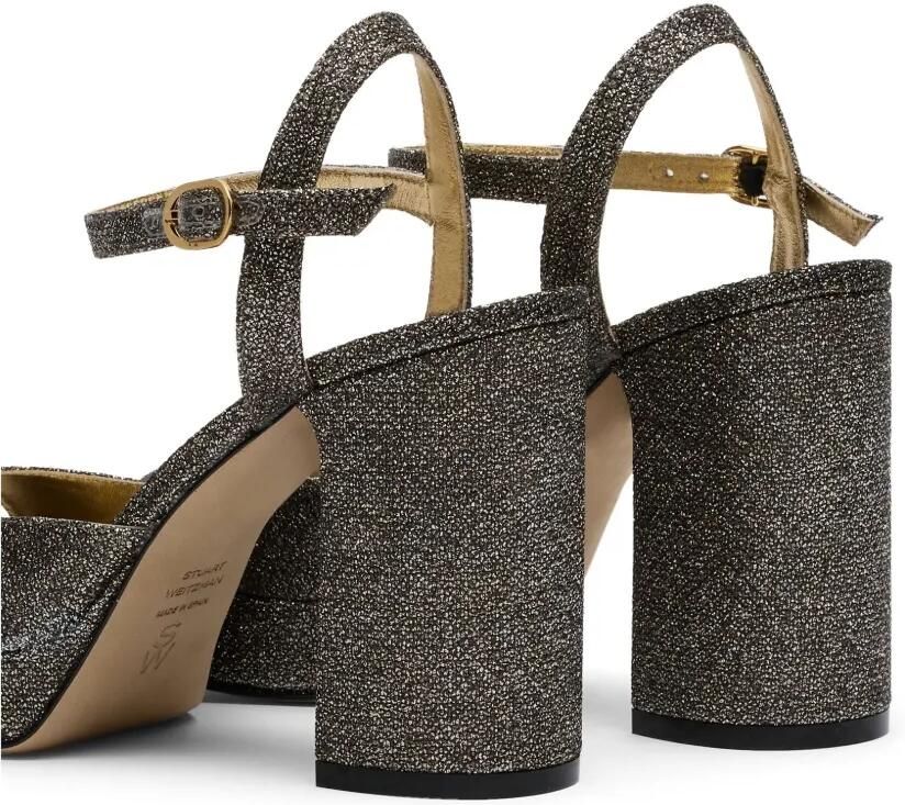 Stuart Weitzman 95 mm Dayna II sandalen Zwart - Foto 3