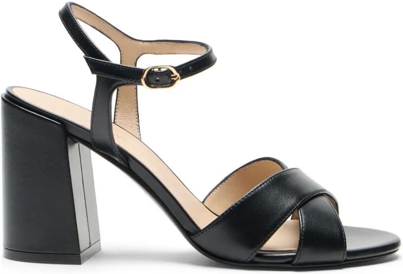 Stuart Weitzman Alyssa sandalen met gekruiste bandjes Zwart