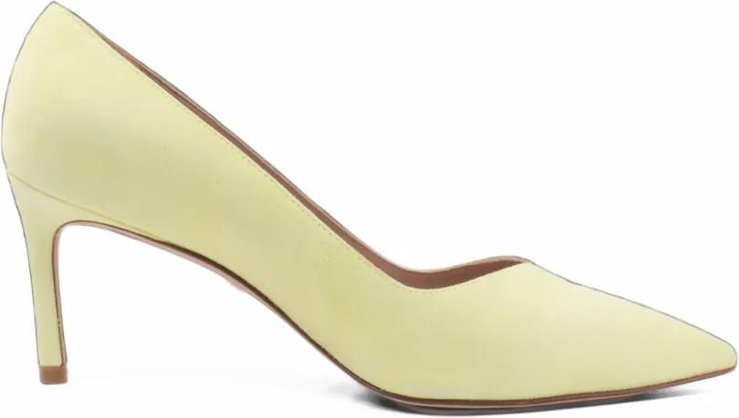Stuart Weitzman Anny pumps met puntige neus Geel