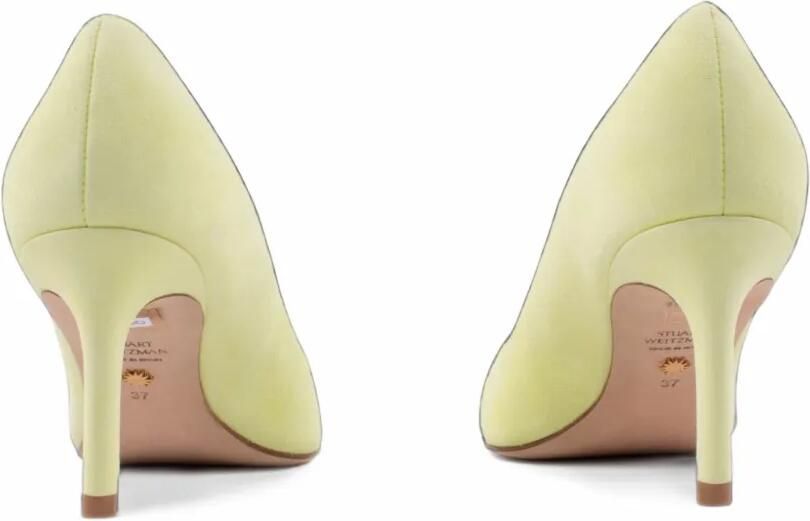 Stuart Weitzman Anny pumps met puntige neus Geel - Foto 3