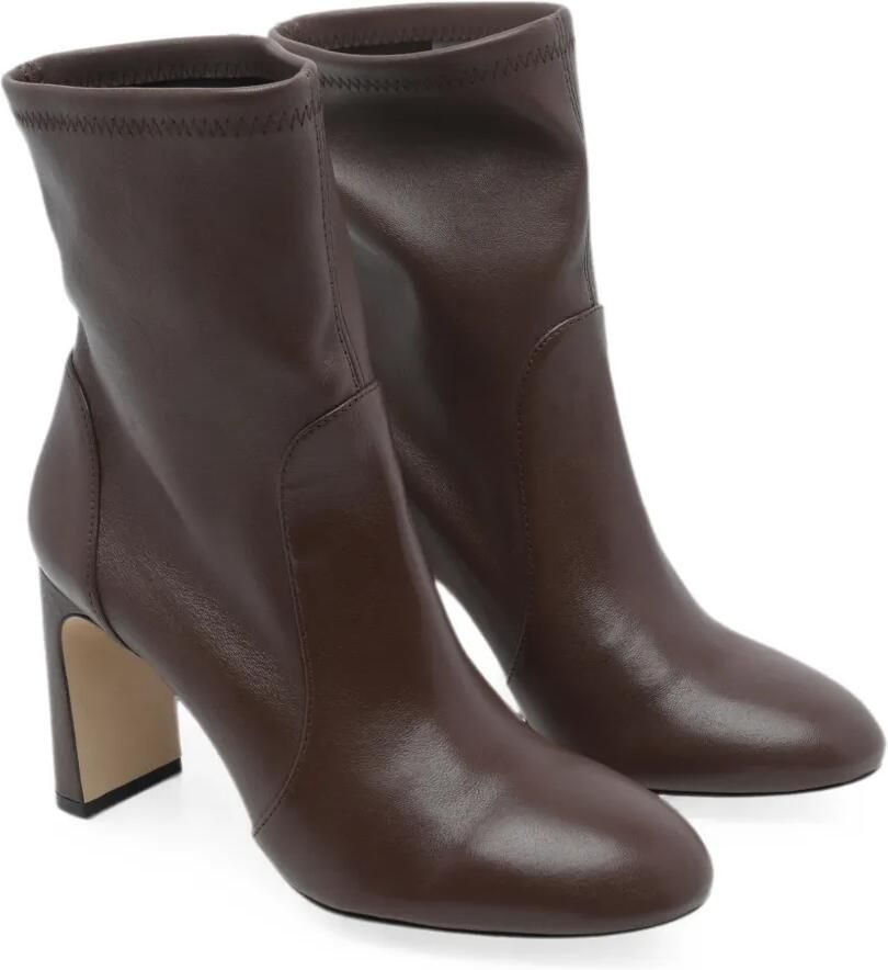 Stuart Weitzman Babette enkellaarzen met ronde neus Bruin - Foto 2