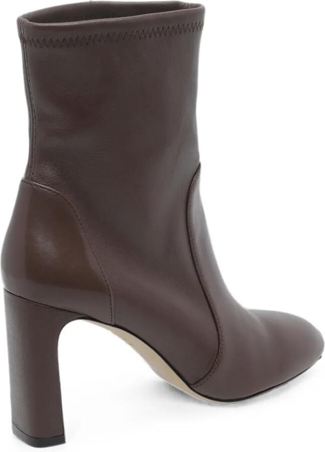 Stuart Weitzman Babette enkellaarzen met ronde neus Bruin - Foto 4