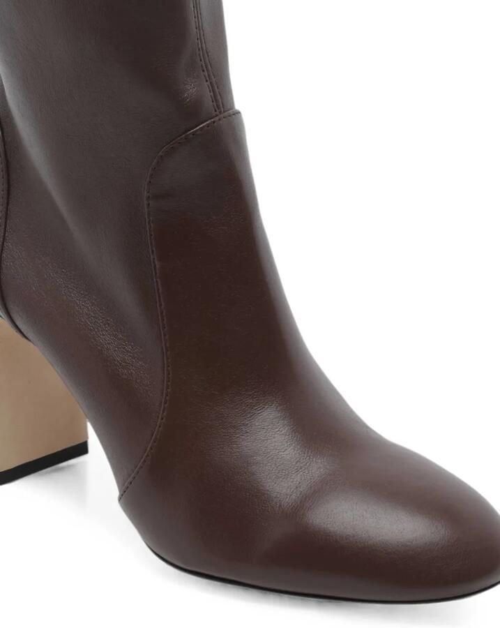 Stuart Weitzman Babette enkellaarzen met ronde neus Bruin - Foto 3