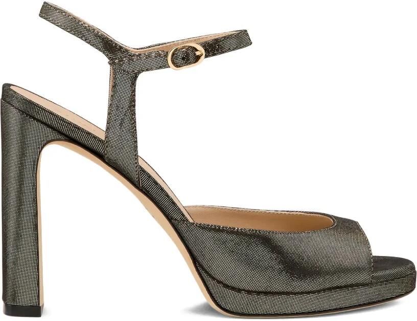 Stuart Weitzman Babette sandalen met hak Zilver