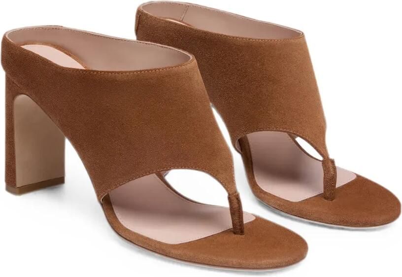 Stuart Weitzman Babette Thong slip-on sandalen Bruin - Foto 3