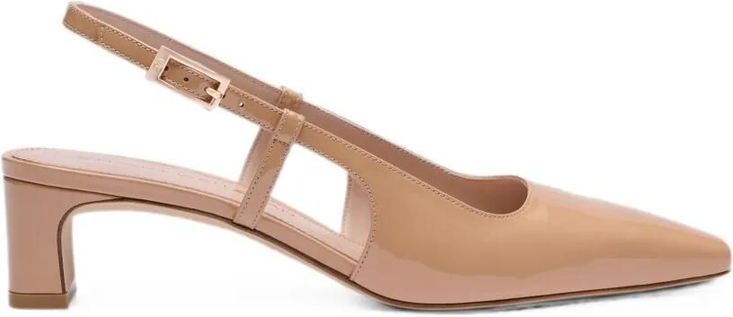 Stuart Weitzman Baby Babette slingback pumps Beige