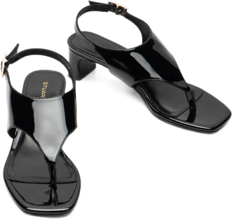Stuart Weitzman Baby Babette slingback sandalen Zwart - Foto 2